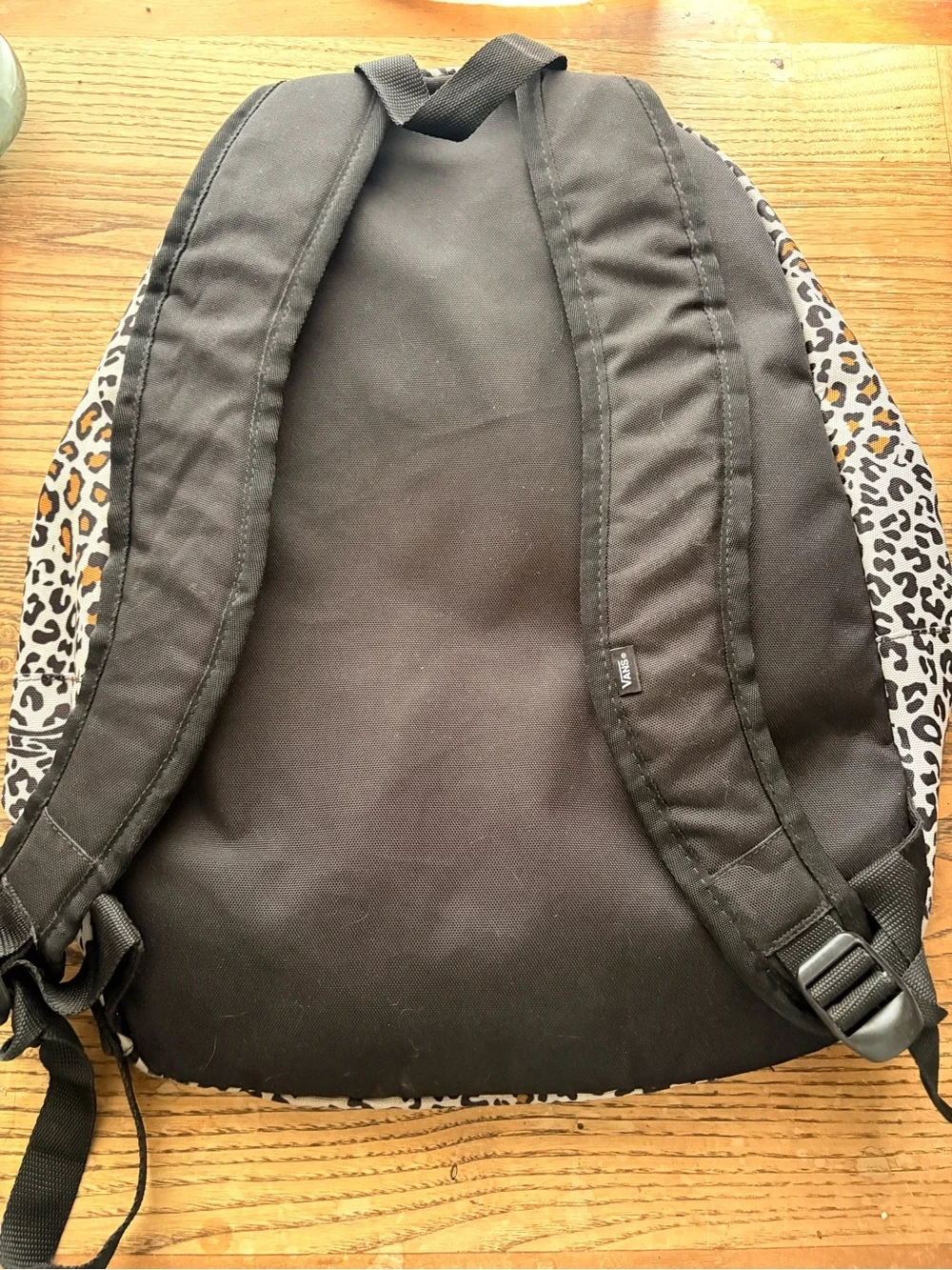 Vans Leopard & Zebra Print Backpack - White, Black & Brown